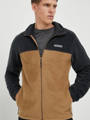 Columbia bluza sportowa Steens Mountain 2.0 kolor beżowy gładka 1476671