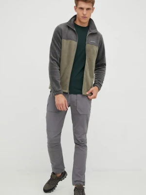 Columbia bluza sportowa Steens Mountain 2.0 kolor szary gładka 1476671