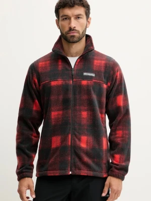 Columbia bluza sportowa Steens Mtn Print kolor czerwony wzorzysta
