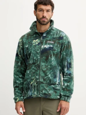 Columbia bluza sportowa Steens Mtn Print kolor zielony wzorzysta
