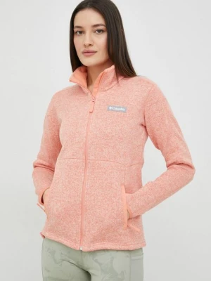 Columbia bluza sportowa Sweater Weather damska kolor pomarańczowy melanżowa