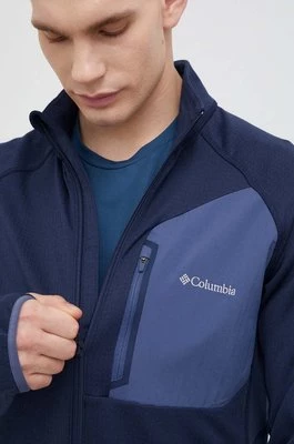 Columbia bluza sportowa Triple Canyon kolor granatowy gładka