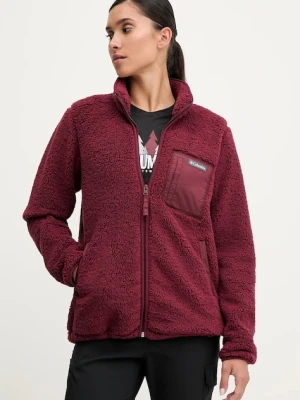 Columbia bluza sportowa West Bend kolor bordowy gładka 2099271