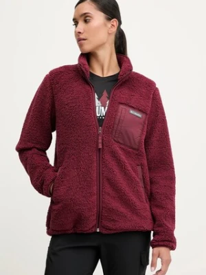 Columbia bluza sportowa West Bend kolor bordowy gładka 2099271