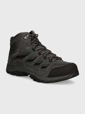 Columbia buty Crestwood Mid Waterproof męskie kolor szary 2100641