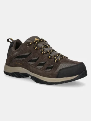 Columbia buty Crestwood Waterproof męskie kolor brązowy 2100651