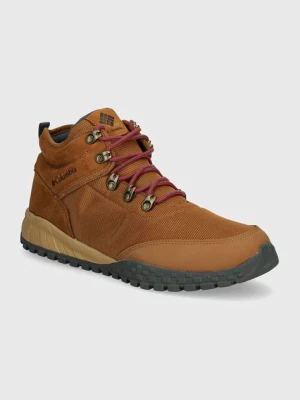 Columbia buty Fairbanks Mid męskie kolor brązowy 2100881