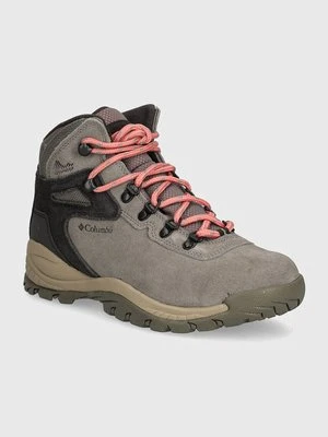 Columbia buty Newton Ridge Plus Waterproof damskie kolor szary