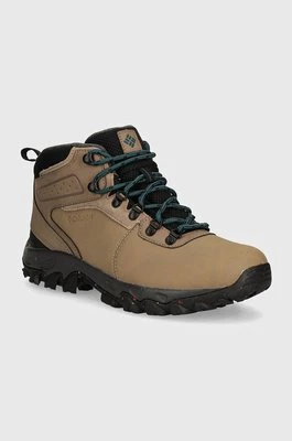 Columbia buty Newton Ridge Waterproof Omni-Heat II męskie kolor brązowy ocieplone 2056191