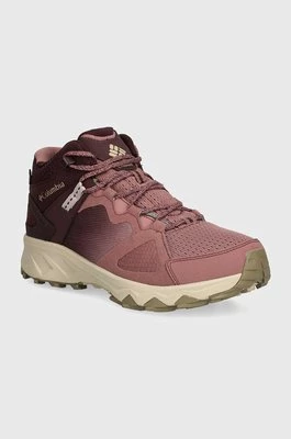 Columbia buty Peakfreak Hera Mid Outdry damskie kolor różowy 2100201