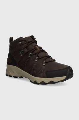 Columbia buty Peakfreak Mid Outdry Leather męskie kolor brązowy 2100701