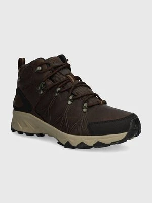 Columbia buty Peakfreak Mid Outdry Leather męskie kolor brązowy 2100701