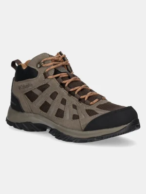 Columbia buty Redmond III Mid WP męskie kolor zielony 1940581