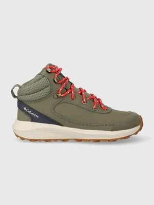 Columbia buty Trailstorm Peak Mid damskie kolor zielony