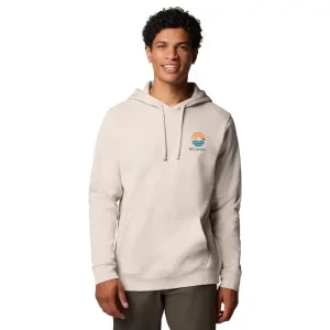 Columbia Columbia Trek Graphic Hoodie 2018494282, Męskie, Beżowe, bluzy, bawełna, rozmiar: L