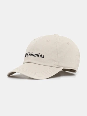 Columbia czapka z daszkiem bawełniana Provisions Ball Cap kolor beżowy z aplikacją 2096351