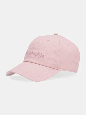 Zdjęcie produktu Columbia czapka z daszkiem bawełniana Provisions Ball Cap kolor różowy z aplikacją 2096351