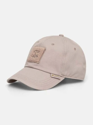 Columbia czapka z daszkiem bawełniana Provisions Ball Cap kolor szary z aplikacją 2096351