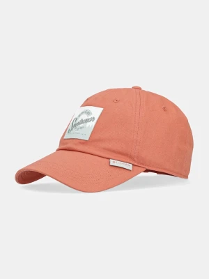 Columbia czapka z daszkiem bawełniana Provisions Ball Cap pomarańczowy