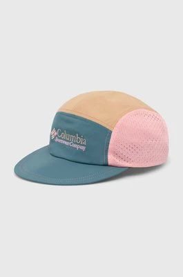 Columbia czapka z daszkiem HERITAGE kolor turkusowy z aplikacją 2070961