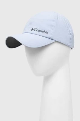 Columbia czapka z daszkiem Silver Ridge III kolor niebieski z nadrukiem 1840071