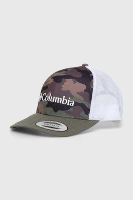 Columbia czapka z daszkiem kolor zielony wzorzysta 1934421.SS23-193