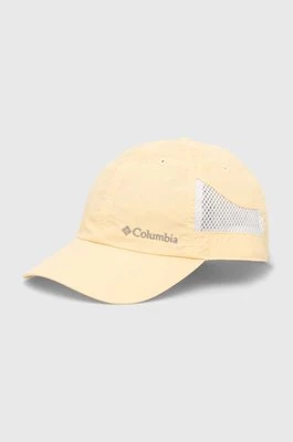 Columbia czapka z daszkiem Tech Shade kolor żółty z aplikacją 1539331