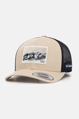 Columbia czapka z daszkiem Mesh Snap Back kolor beżowy z aplikacją 1652541