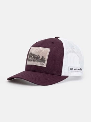 Columbia czapka z daszkiem Mesh Snap Back kolor bordowy z aplikacją 1652541