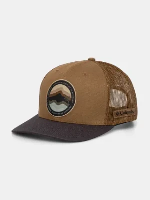 Columbia czapka z daszkiem Mesh Snap Back kolor brązowy z aplikacją 1652541