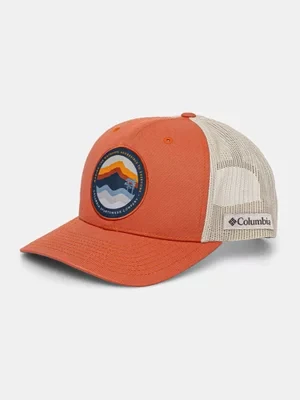 Columbia czapka z daszkiem Mesh Snap Back kolor pomarańczowy z aplikacją 1652541