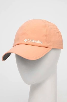 Columbia czapka z daszkiem Silver Ridge III kolor pomarańczowy gładka