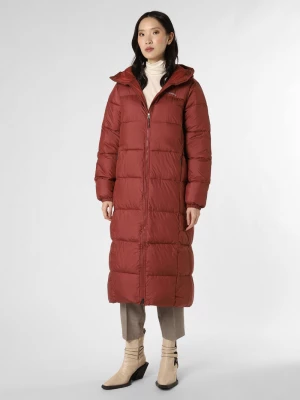 Columbia Damski płaszcz pikowany Kobiety czerwony jednolity,