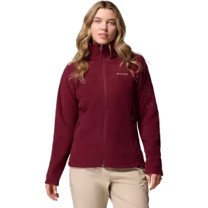 Columbia Fast Trek II Jacket 1465351625, Damskie, Bordowe, polary, poliester, rozmiar: L
