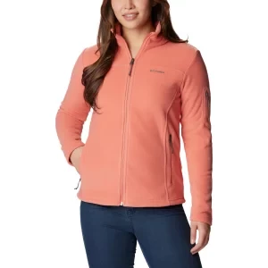 Columbia Fast Trek II Jacket 1465351852, Damskie, Pomarańczowe, polary, poliester, rozmiar: XL