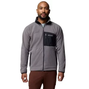 Columbia Fast Trek Overlay Full Zip Fleece 2135691023, Męskie, Szare, polary, poliester, rozmiar: L
