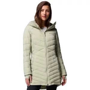 Columbia Joy Peak Hooded II Mid Jacket 2088641348, Damskie, Beżowe, kurtki, poliester, rozmiar: L