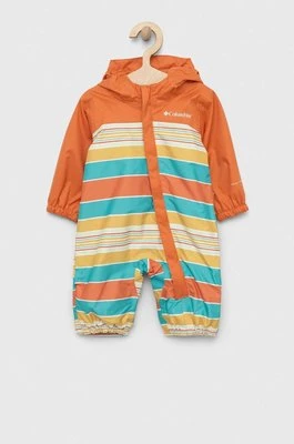 Columbia kombinezon niemowlęcy Critter Jitters II Rain Suit kolor pomarańczowy