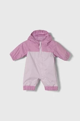 Columbia kombinezon niemowlęcy Critter Jumper Rain kolor różowy