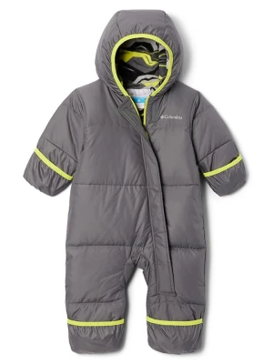 Columbia Kombinezon zimowy "Snuggly Bunny Bunting" w kolorze szaro-żółtym rozmiar: 80