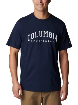 Columbia Koszulka "Rockaway River" w kolorze granatowym rozmiar: S