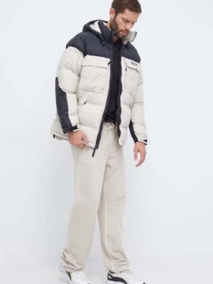 Columbia kurtka Ballistic Ridge Oversized Puffer męska kolor beżowy zimowa oversize