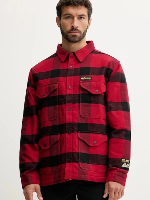 Columbia kurtka bawełniana High Cascades kolor czerwony przejściowa 2138401