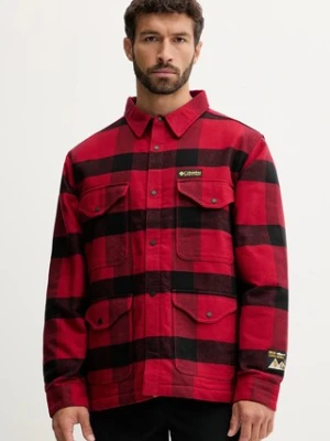 Columbia kurtka bawełniana High Cascades kolor czerwony przejściowa 2138401