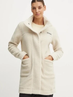 Columbia kurtka damska kolor beżowy przejściowa