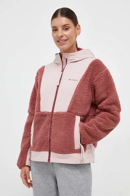 Columbia kurtka damska kolor różowy przejściowa