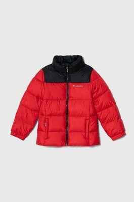 Columbia kurtka dziecięca U Puffect Jacket kolor czerwony
