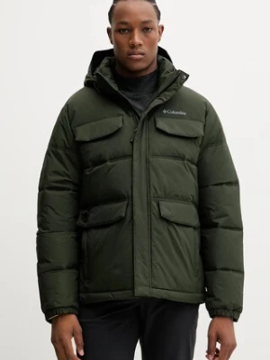 Columbia kurtka Landroamer Puffer męska kolor zielony zimowa 2088081