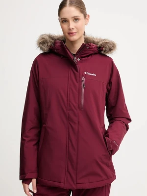 Columbia kurtka narciarska Ava Alpine kolor bordowy 2085831