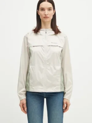 Columbia kurtka outdoorowa Crested Canyon Windbreaker kolor beżowy 2116481